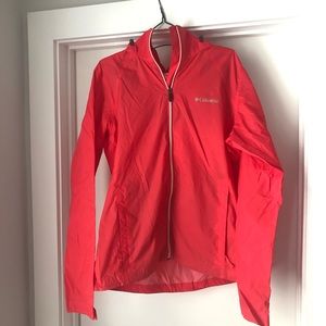 Thin rain jacket with hood